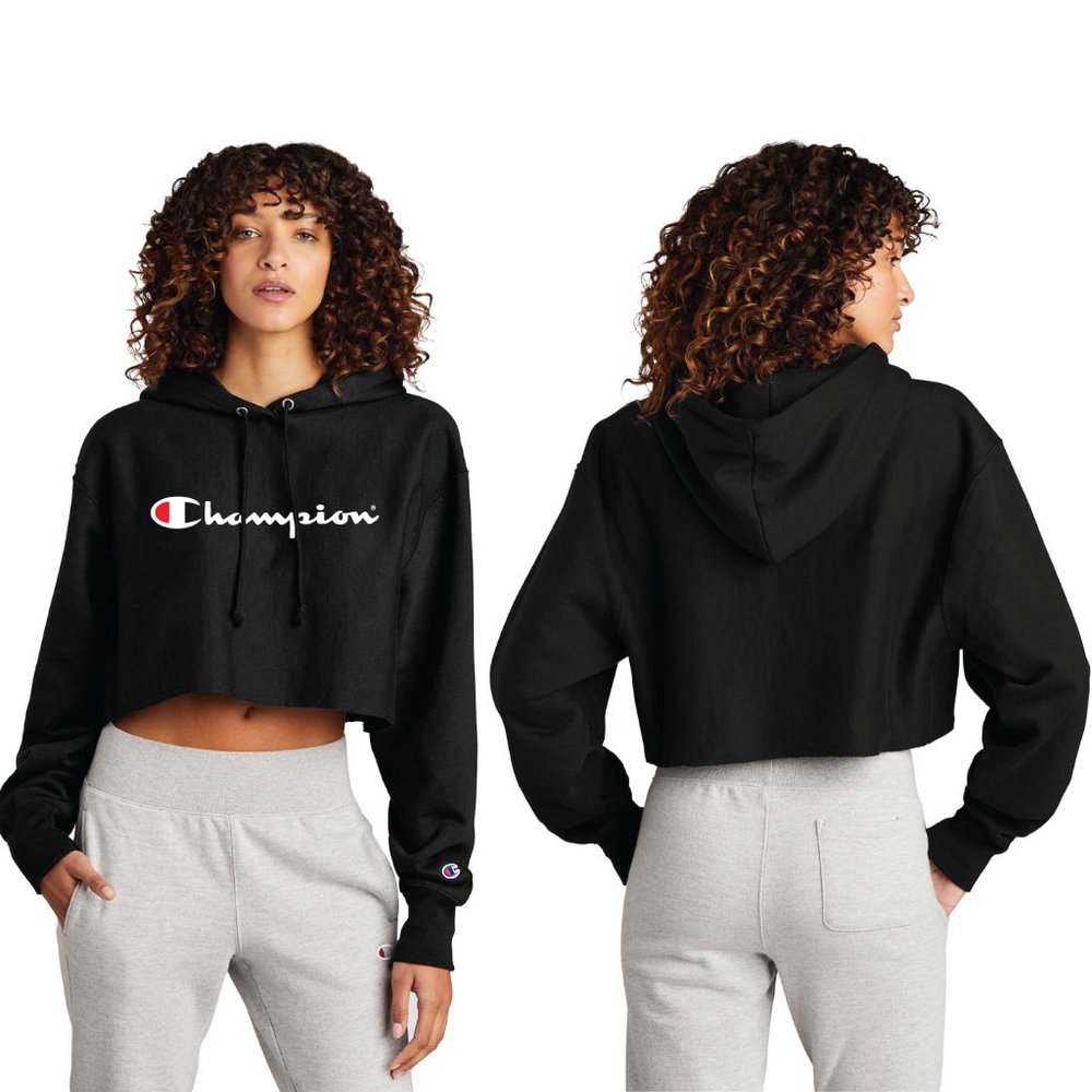 Champion Cropped Hoodie Cute Sexy Assorted Colors and Sizes Daughter Gift Active